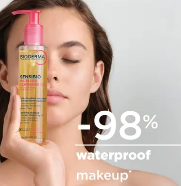 Bioderma Sensibio Micellar Oil Cleanser Makeup Remover for Sensitive Skin 150ml