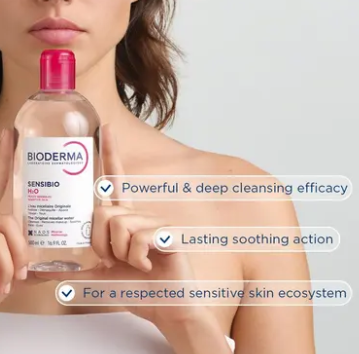 Bioderma Sensibio H2O Soothing Micellar Water Cleanser for Sensitive Skin 100ml