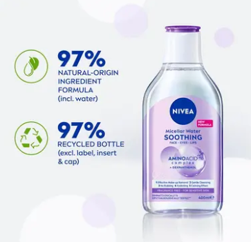 NIVEA Daily Essentials Sensitive Caring Micellar Water 400ml