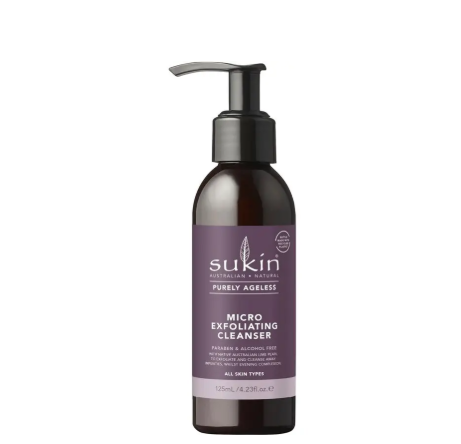 Sukin Purely Ageless Micro Exfoliating Cleanser Pump 125ml