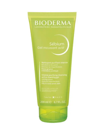 Bioderma Sebium Gel Moussant Actif Exfoliating Cleanser suitable For Acne Prone Skin 200ml
