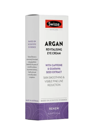 Swisse Skincare Argan Revitalising Eye Cream 15ml