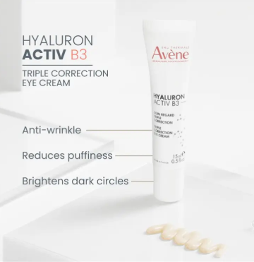 Avene Hyaluron Activ B3 Triple Correction Eye Cream 15ml