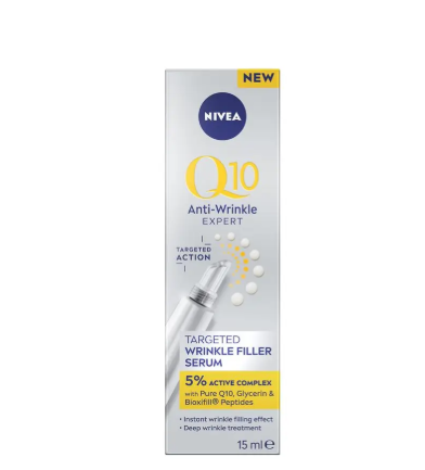 NIVEA Q10 Anti-Wrinkle Expert Targeted Wrinkle Filler Serum 15ml