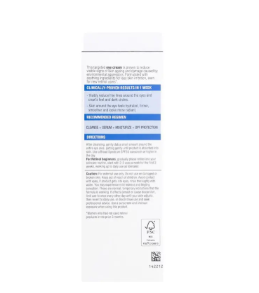 Neutrogena Visible Repair Retinol Eye Cream 15g