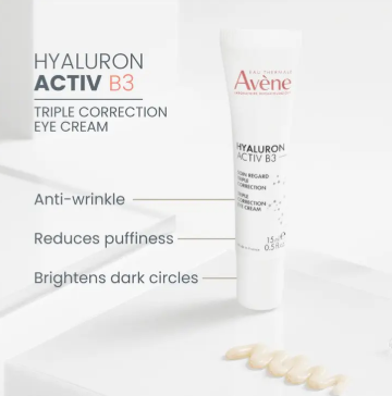 Avene Hyaluron Activ B3 Triple Correction Eye Cream 15ml