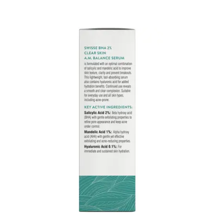 Swisse Skincare BHA 2% Clear Skin AM Balance Serum 30ml