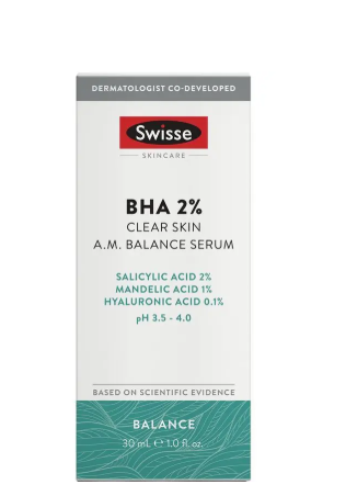 Swisse Skincare BHA 2% Clear Skin AM Balance Serum 30ml