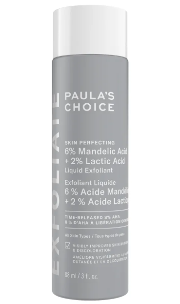 Skin Perfecting 6% Mandelic + 2% Lactic Acid Liquid Exfoliant 88ML
