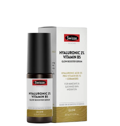 Swisse Beauty Hyaluronic 2% Vitamin B5 Glow Booster Serum 30ml