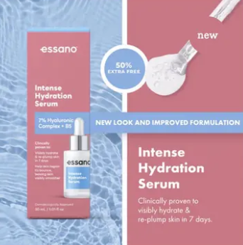 Essano Intense Hydration Hyaluronic Acid Concentrated Serum 30ml