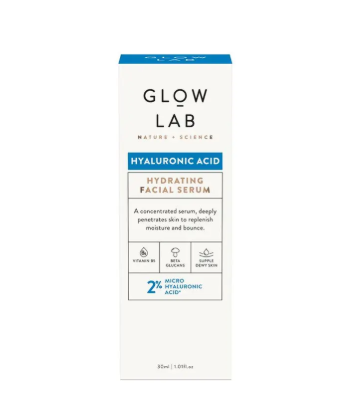 Glow Lab Hyaluronic Acid Hydrating Facial Serum 30ml