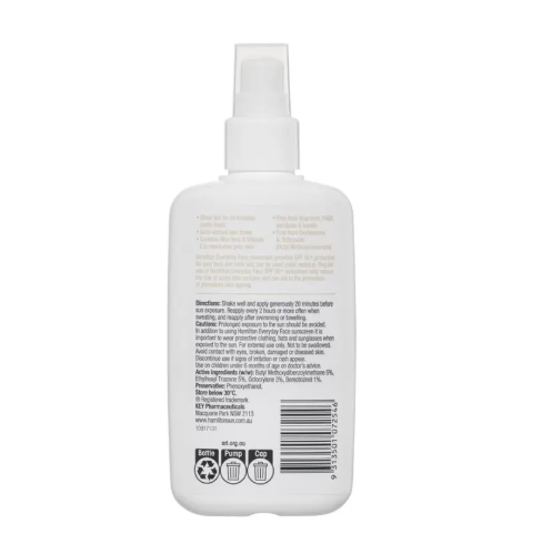 Hamilton SPF 50+ Everyday Face 200ml