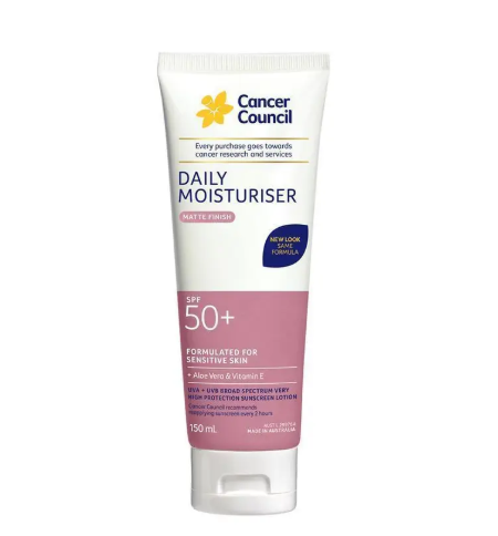 Cancer Council SPF 50+ Face & Body Moisturiser 150ml