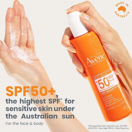 Avene Sunsitive Sunscreen Spray SPF 50+ 200ml