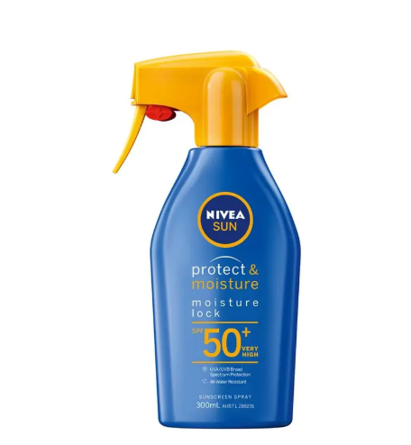 NIVEA Sun Protect & Moisture SPF50+ Sunscreen Trigger 300ml