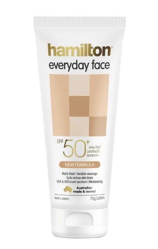 Hamilton SPF 50+ Everyday Face Cream 75g