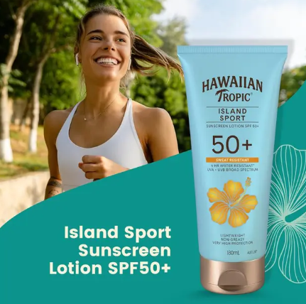 Hawaiian Tropic Island Sport SPF 50+ Lotion 180ml