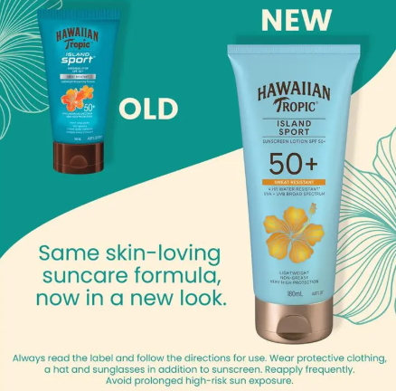 Hawaiian Tropic Island Sport SPF 50+ Lotion 180ml