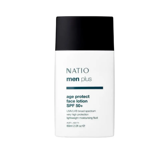 Natio Mens Plus Age Protect Face Lotion SPF 50+ 60ml