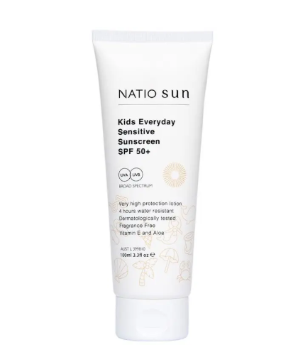 Natio Kids Everyday Sensitive Sunscreen SPF 50+ 100ml