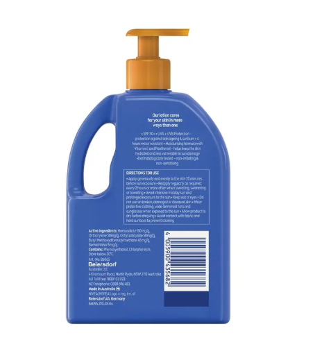 NIVEA Sun Protect & Moisture SPF50+ Sunscreen Lotion Pump 1L