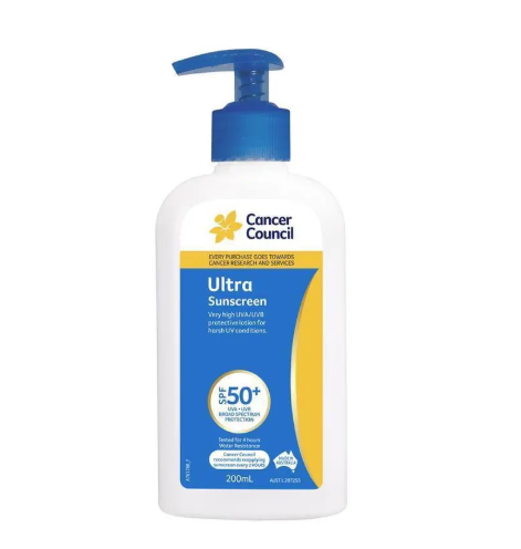 Cancer Council SPF 50+ Ultra Pump 200ml