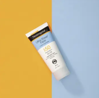 Neutrogena Ultra Sheer Face Lotion Sunscreen SPF 50 88ml