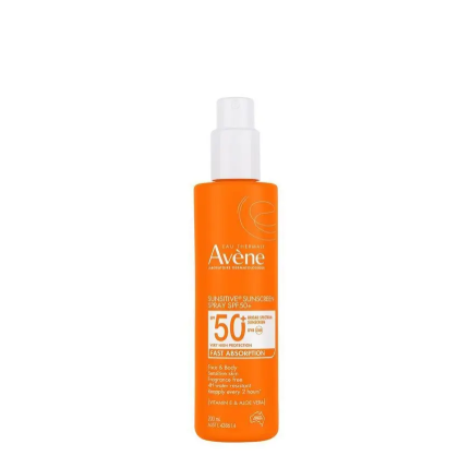 Avene Sunsitive Sunscreen Spray SPF 50+ 200ml