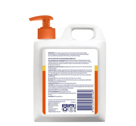 Cancer Council SPF 50+ Everyday Value 1 Litre