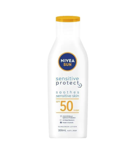 NIVEA Sun Sensitive Protect SPF50 Sunscreen Lotion 200ml