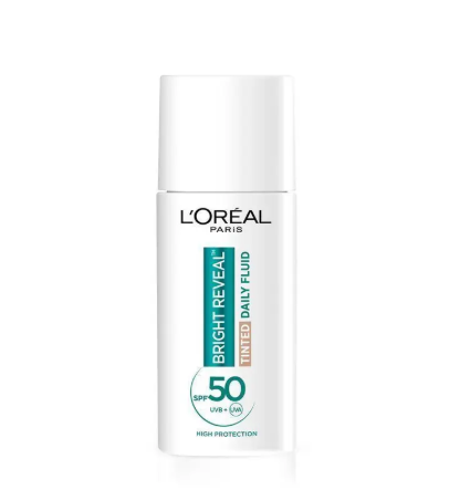 L'Oreal Bright Reveal Tinted SPF 50 Fluid Medium 50ml