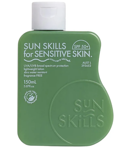 Sun Skills Sunscreen For Sensitive Skin SPF 50+ 150ml