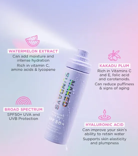 Naked Sundays SPF50+ Hydrating Glow Mist 75ml