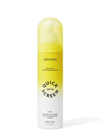 Quick Screen Hydrating Whipped Mousse Sunscreen SPF 50+ | 200g