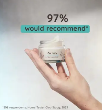 Aveeno Face Calm and Restore Oat Gel Moisturiser 50ml