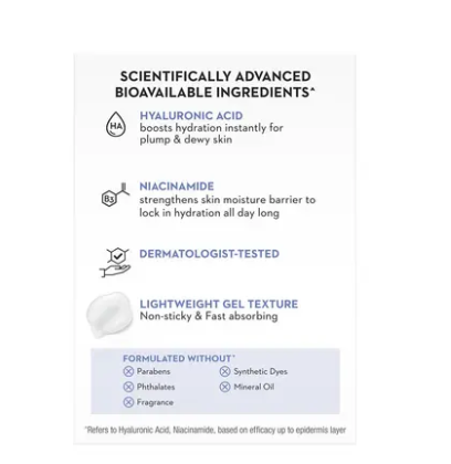 Olay Luminous Hyaluron + Niacinamide Gel Moisturiser 50g
