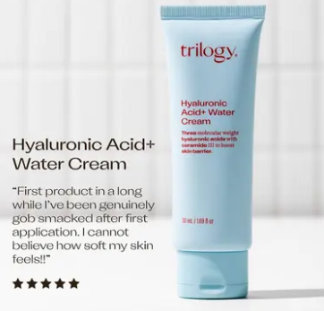 Trilogy Hyaluronic Acid+ Water Cream 50ml