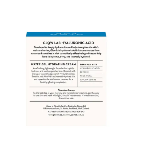 Glow Lab Hyaluronic Acid Water Gel Hydrating Cream 50g