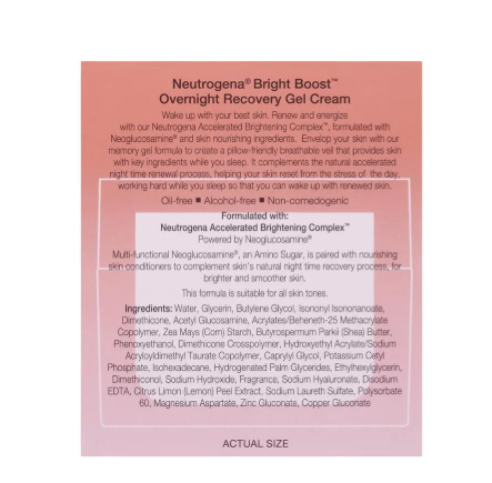 Neutrogena Bright Boost Overnight Recovery Gel 50g