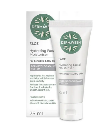 DermaVeen Face Hydrating Moisturiser 75ml
