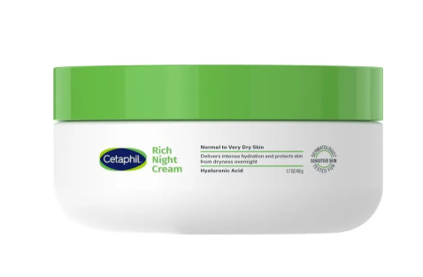 Cetaphil Face Rich Hydrating Night Cream with Hyaluronic Acid 48g