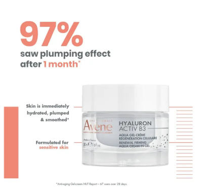 Avene Hyaluron Activ B3 Renewal Firming Aqua Cream-In-Gel 50ml