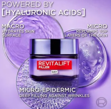 L'Oreal Paris Revitalift Filler [HA] Day Cream 50ml