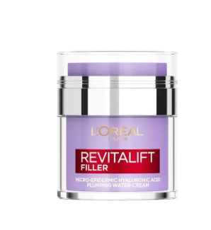L'Oreal Paris Revitalift Filler Plumping Water Cream Hyaluronic Acid 50ml