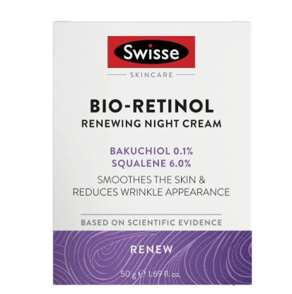 Swisse Skincare Bio Retinol Renewing Night Cream 50g