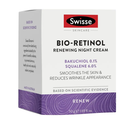 Swisse Skincare Bio Retinol Renewing Night Cream 50g