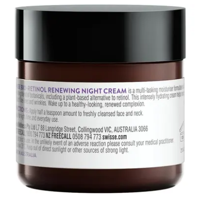 Swisse Skincare Bio Retinol Renewing Night Cream 50g