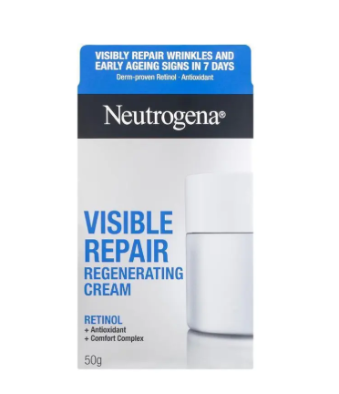 Neutrogena Visible Repair Retinol Regenerating Cream 50g