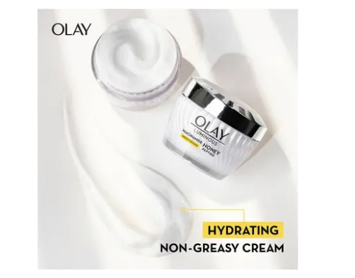 Olay Luminous Niacinamide Honey Peptide Moisturiser 50g